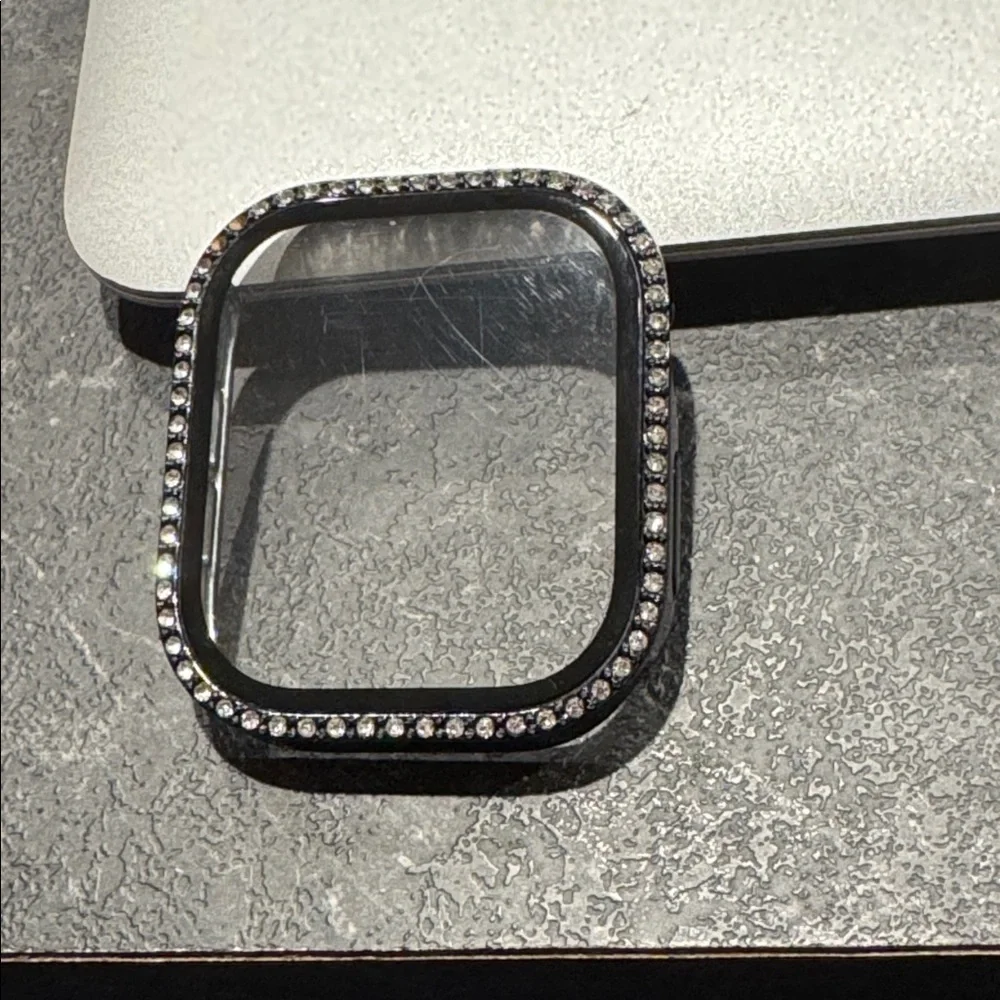 USED BLACK Rhinestone Apple Watch Case 46mm